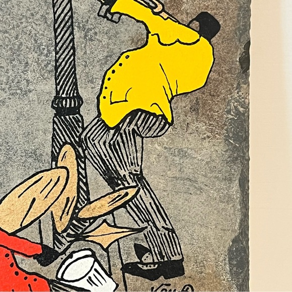 New Orleans Bourbon Original Street Art Plaque on Slate - Picture 6 of 13